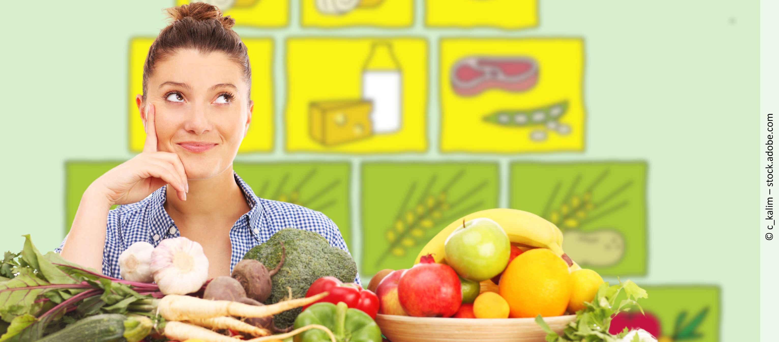 Ausgewogen essen mit der BZfE-Ernährungspyramide